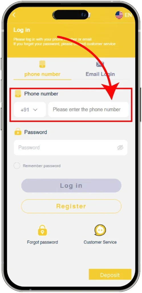Step 3-Enter Your Email or mobile number