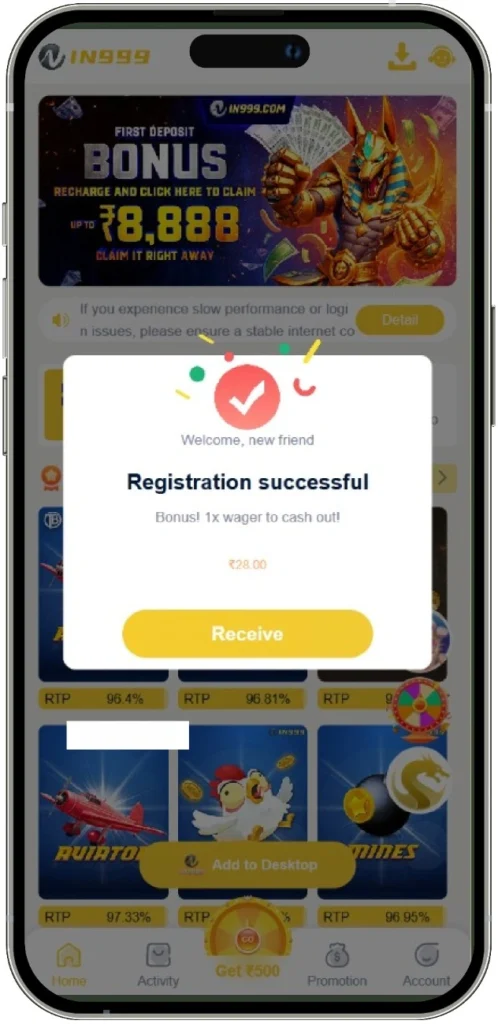 Step 7 - Welcome Bonus.​