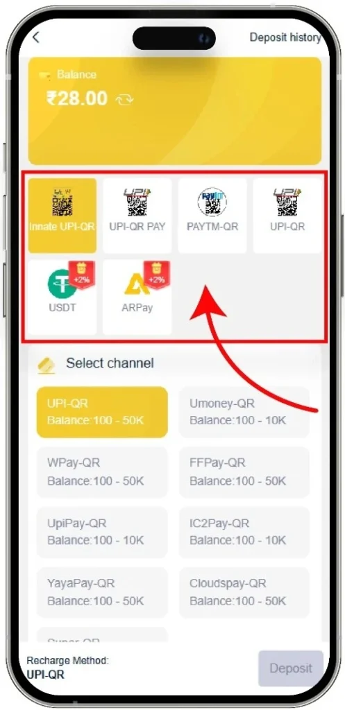 Step 3: Select Your Payments.